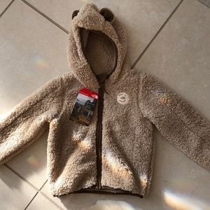 Northface Plush Bear Zip-up Hoodie/Jacket